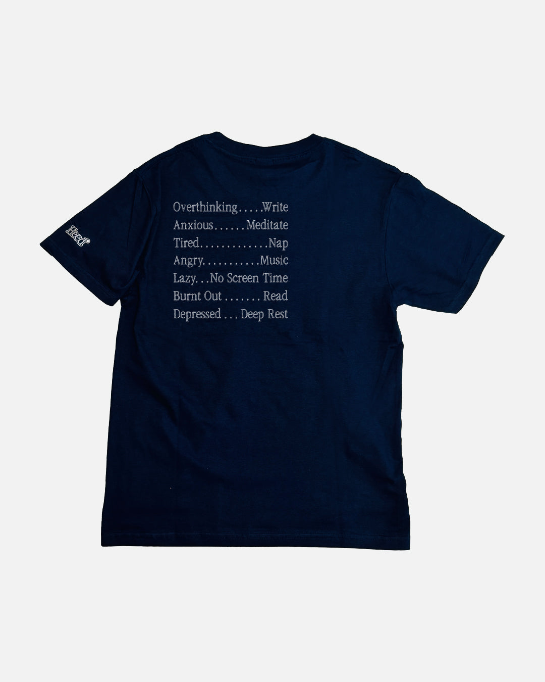 LIFE RULES TEE - Navy