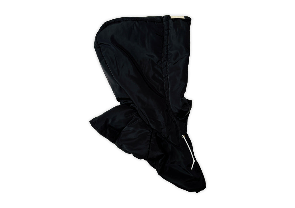 Adjustable Hoodie for Introvert Days - Pre-order now and experience the comfort and solace of your own private sanctuary. Stay warm this winter with our unisex hoodie featuring an oversized Heed tag and 3M reflective bungee cord detail. Designed and screen printed in Hong Kong.